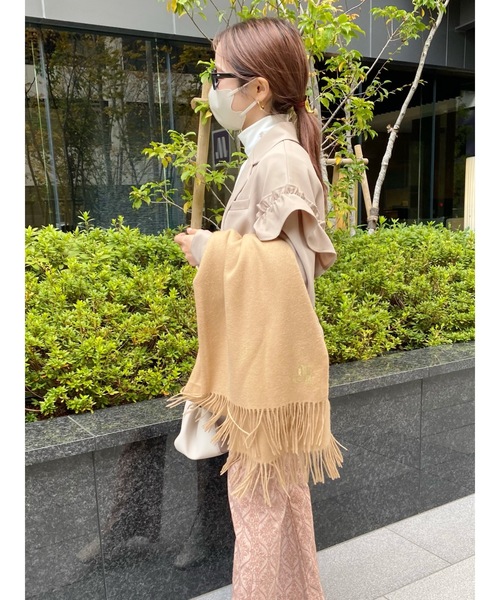 JUMELLE（ジュメロ）の「JMLカシミヤマフラー（マフラー・レディース・ベージュ・FREE）」の11枚目の写真