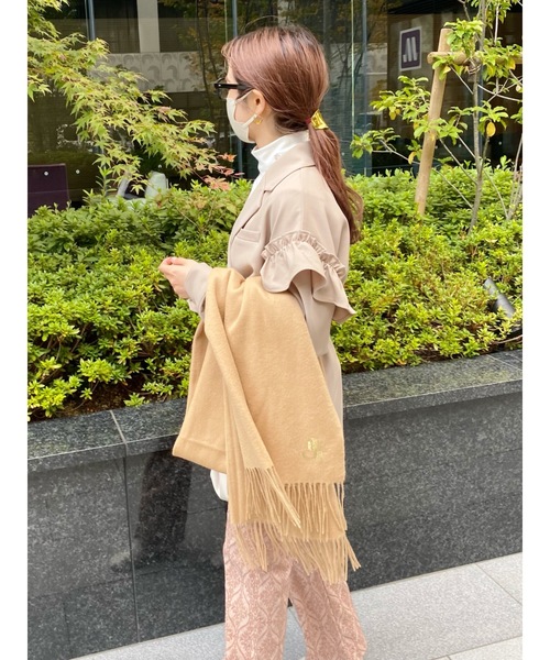 JUMELLE（ジュメロ）の「JMLカシミヤマフラー（マフラー・レディース・ベージュ・FREE）」の21枚目の写真