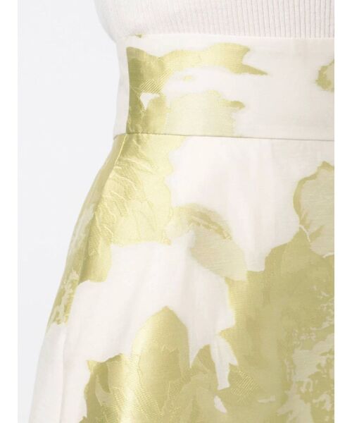 LAGUNAMOON（ラグナムーン）の「フラワージャガードフレアースカート（スカート・レディース・ブラック/ベージュ/イエロー・SMALL/MEDIUM）」の22枚目の写真