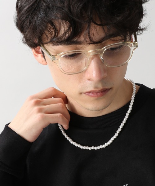 RAGEBLUE（レイジブルー）の「ボールビーズネックレス/263182（ネックレス・メンズ・ホワイト/ブラック/グレー/その他8/その他7・FREE）」の6枚目の写真