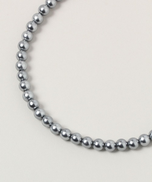 RAGEBLUE（レイジブルー）の「ボールビーズネックレス/263182（ネックレス・メンズ・ホワイト/ブラック/グレー/その他8/その他7・FREE）」の14枚目の写真