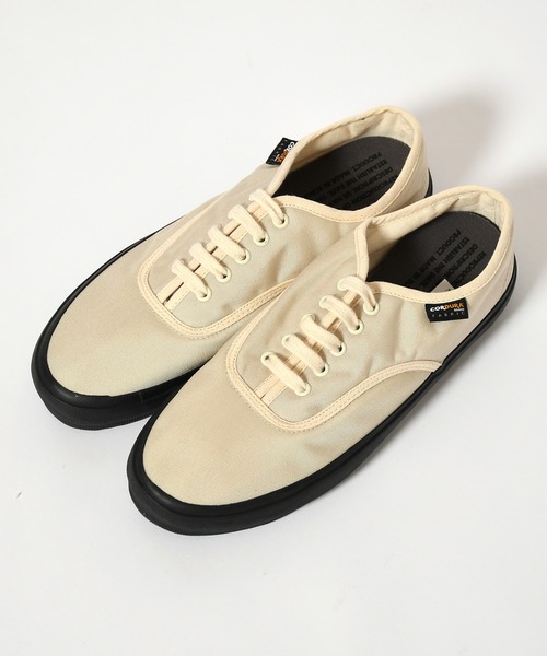 Johnbull Private labo（ジョンブルプライベートラボ）の「【REPRODUCTION OF FOUND】USネイビーデッキシューズ（スニーカー・メンズ・ホワイト/ブラック・41/42）」の8枚目の写真