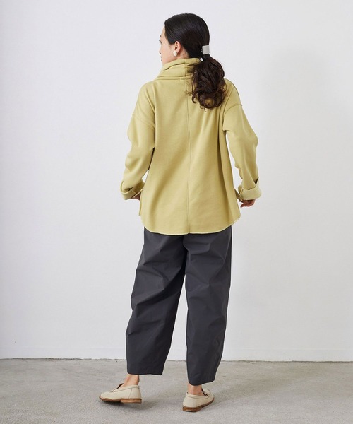 NICOLE white(ニコルホワイト)の「ボリュームネックプルオーバー(Tシャツ/カットソー・レディース・イエロー/サックスブルー/ベージュ/ブラック・FREE)」の13枚目の写真