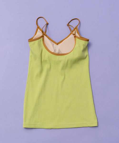 MAISON SPECIAL（メゾンスペシャル）の「カップインキャミソール【MAISON SPECIAL/メゾンスペシャル】（キャミソール・レディース・ブラック/サックスブルー/オレンジ/グリーン/モカ・FREE）」の6枚目の写真