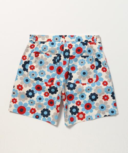 BEAMS BOY（ビームスボーイ）の「BEAMS BOY / フラワー ショーツ（その他パンツ・レディース・ホワイト/ネイビー・0/1）」の4枚目の写真