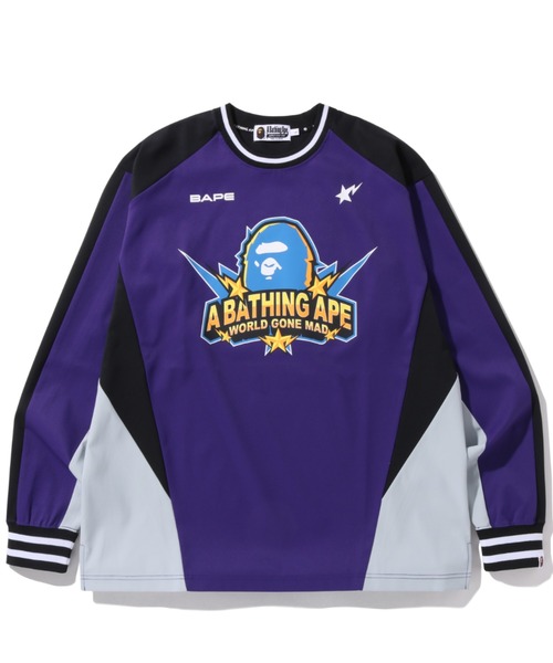 な*;様 ベイシングエイプ　チームロゴロングTシャツ　Sサイズ ベイシングエイプチームロゴロングTシャツSサイズ