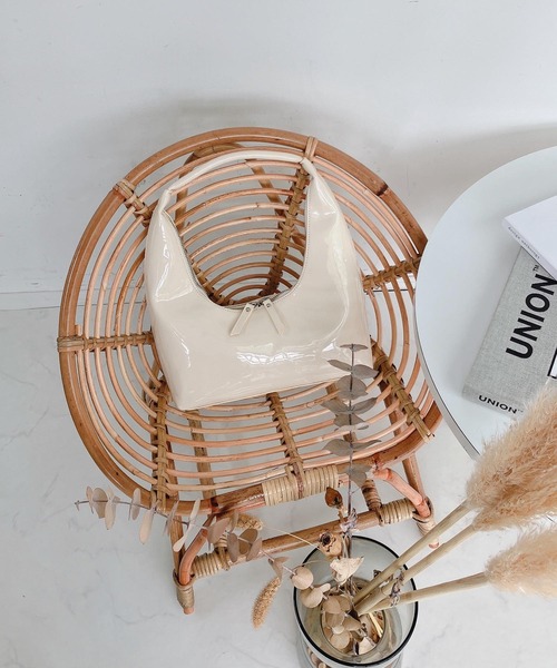 AS KNOW AS plus（アズノゥアズプラス）の「ハンドバッグにもラウンドバッグ（ハンドバッグ・レディース・グリーン/アイボリー/チェック・FREE）」の2枚目の写真