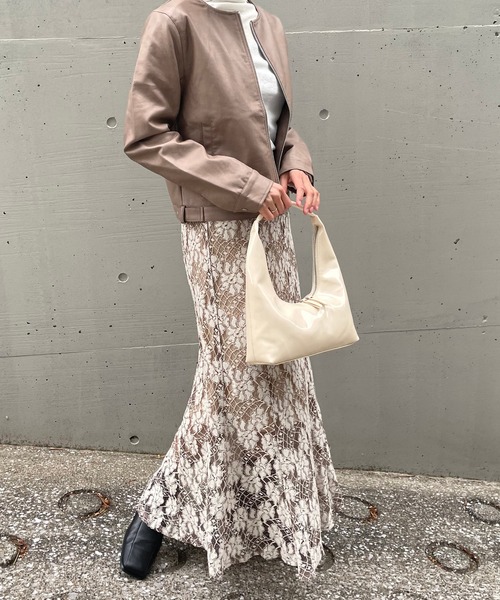 AS KNOW AS plus（アズノゥアズプラス）の「ハンドバッグにもラウンドバッグ（ハンドバッグ・レディース・グリーン/アイボリー/チェック・FREE）」の4枚目の写真