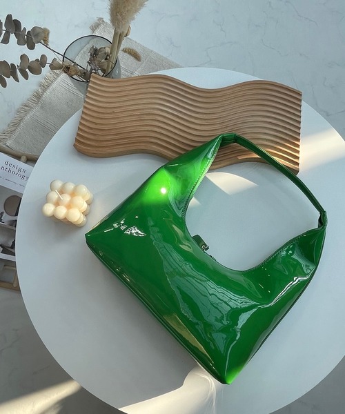 AS KNOW AS plus（アズノゥアズプラス）の「ハンドバッグにもラウンドバッグ（ハンドバッグ・レディース・グリーン/アイボリー/チェック・FREE）」の13枚目の写真