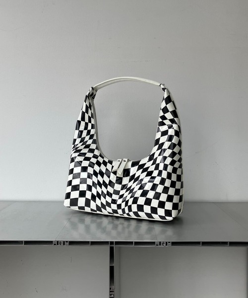 AS KNOW AS plus（アズノゥアズプラス）の「ハンドバッグにもラウンドバッグ（ハンドバッグ・レディース・グリーン/アイボリー/チェック・FREE）」の18枚目の写真