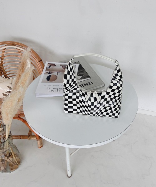 AS KNOW AS plus（アズノゥアズプラス）の「ハンドバッグにもラウンドバッグ（ハンドバッグ・レディース・グリーン/アイボリー/チェック・FREE）」の20枚目の写真