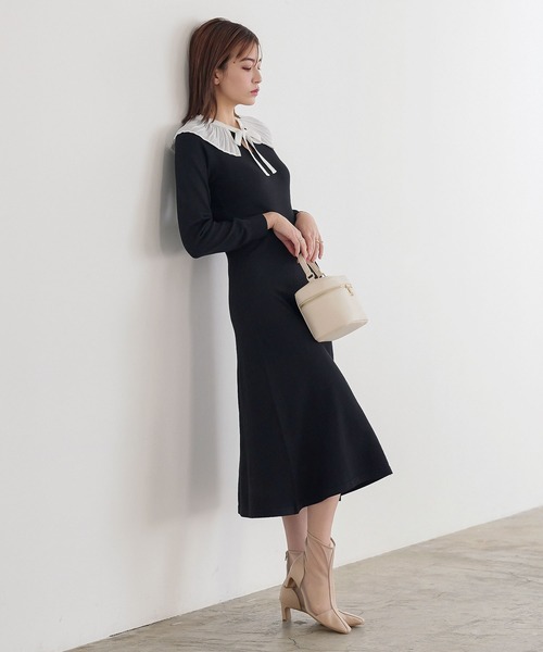 KOBE LETTUCE（コウベレタス）の「ショルダーストラップ付き２Wayバニティバッグ（ハンドバッグ・レディース・アイボリー/グレイッシュベージュ/ピンク/グリーン/ブラック/イエロー/ネイビー・FREE）」の19枚目の写真