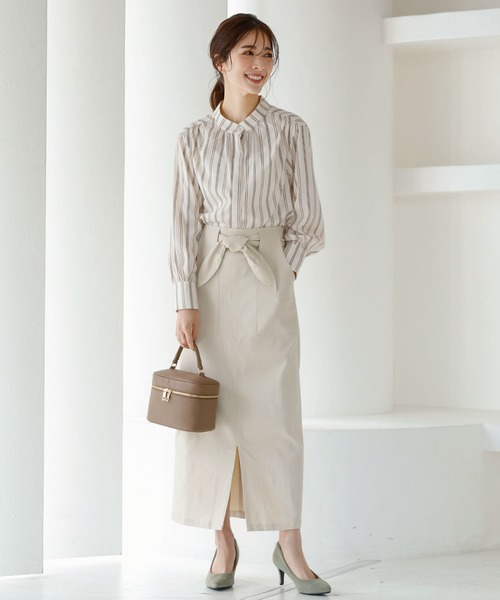 KOBE LETTUCE（コウベレタス）の「ショルダーストラップ付き２Wayバニティバッグ（ハンドバッグ・レディース・アイボリー/グレイッシュベージュ/ピンク/グリーン/ブラック/イエロー/ネイビー・FREE）」の20枚目の写真