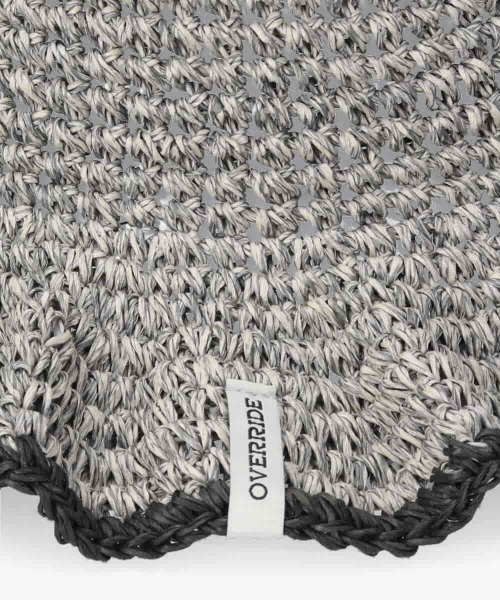 OVERRIDE（オーバーライド）の「OVERRIDE PAPER KOMA SCALLOP HAT（ハット・レディース・ブラウン/ライトグリーン/ダークグレー・M/57.5cm）」の12枚目の写真