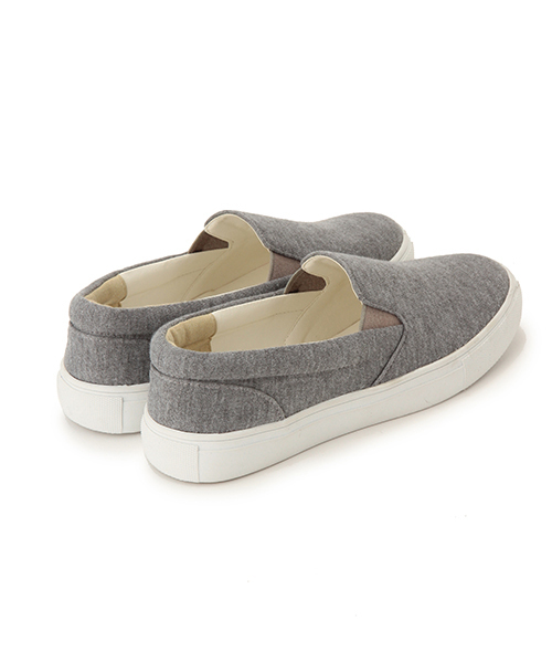 Ray BEAMS(レイビームス)の「Ray BEAMS / スウェット スリッポン(スニーカー・レディース・グレー/ネイビー・S(22.5)/M(23.5)/L(24.5)/LL(25.5))」の5枚目の写真