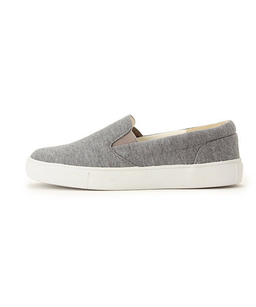 Ray BEAMS(レイビームス)の「Ray BEAMS / スウェット スリッポン(スニーカー・レディース・グレー/ネイビー・S(22.5)/M(23.5)/L(24.5)/LL(25.5))」の6枚目の写真