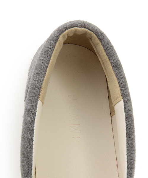 Ray BEAMS(レイビームス)の「Ray BEAMS / スウェット スリッポン(スニーカー・レディース・グレー/ネイビー・S(22.5)/M(23.5)/L(24.5)/LL(25.5))」の20枚目の写真