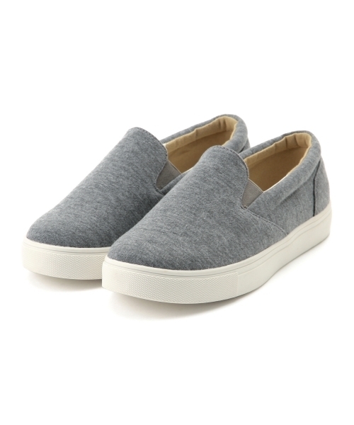 Ray BEAMS(レイビームス)の「Ray BEAMS / スウェット スリッポン(スニーカー・レディース・グレー/ネイビー・S(22.5)/M(23.5)/L(24.5)/LL(25.5))」の14枚目の写真