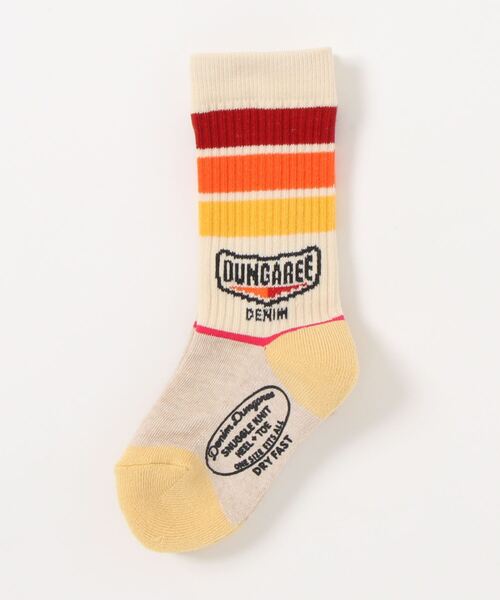 DENIM DUNGAREE（デニムダンガリー）の「STANDARD SERVICE チューブ ソックス（ソックス/靴下・キッズ・ブルー/ホワイト/アイボリー・SMALL/MEDIUM/LARGE/X-LARGE）」の3枚目の写真