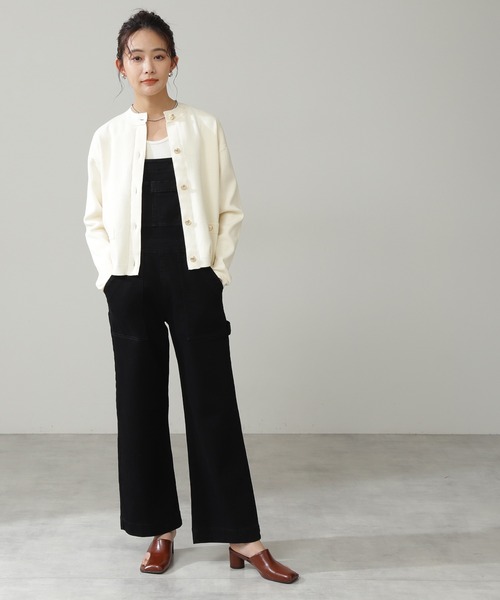 N.（N. Natural Beauty Basic）（エヌエヌナチュラルビューティーベーシック）の「◆クラシックニットカーディガン（カーディガン/ボレロ・レディース・オフホワイト/ネイビー/レッド・MEDIUM）」の11枚目の写真