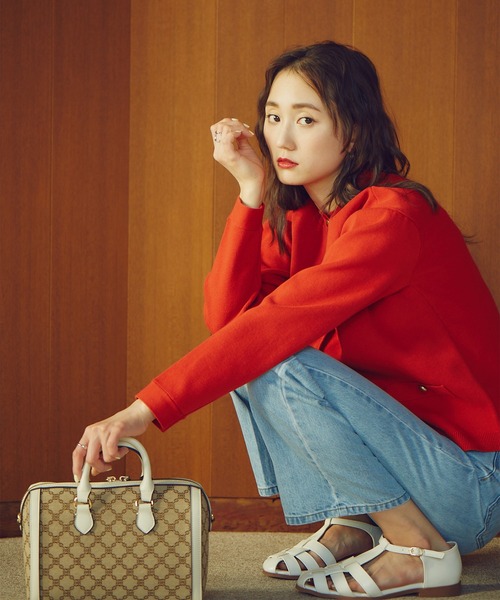 N.（N. Natural Beauty Basic）（エヌエヌナチュラルビューティーベーシック）の「◆クラシックニットカーディガン（カーディガン/ボレロ・レディース・オフホワイト/ネイビー/レッド・MEDIUM）」の21枚目の写真