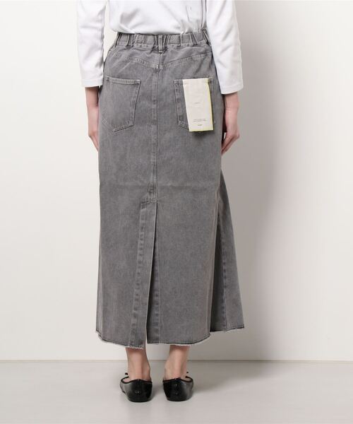 Settimissimo（セッティミッシモ）の「バックスリットケミカルロングデニムスカート（デニムスカート・レディース・ブラック/ブルー・FREE）」の3枚目の写真