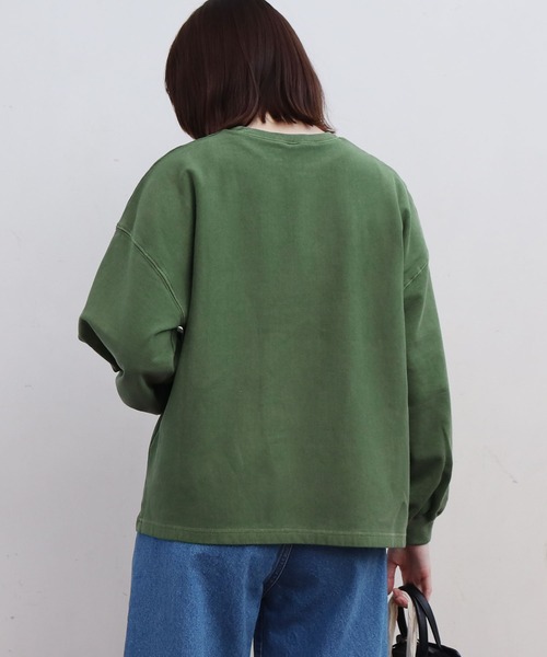 fig London(フィグロンドン)の「●ミニ裏毛ピグメントバイオ PO(スウェット・レディース・パープル/サックスブルー/オレンジ/グリーン・FREE)」の22枚目の写真
