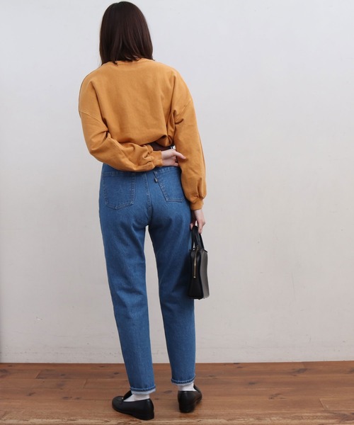 fig London(フィグロンドン)の「●ミニ裏毛ピグメントバイオ PO(スウェット・レディース・パープル/サックスブルー/オレンジ/グリーン・FREE)」の16枚目の写真
