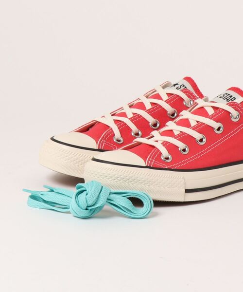 LOUNGEDRESS(ラウンジドレス)の「【CONVERSE/コンバース】 ALLSTAR BURNTCOLORS OX(スニーカー・レディース・レッド・23.5cm/24.5cm/23cm/24cm)」の2枚目の写真