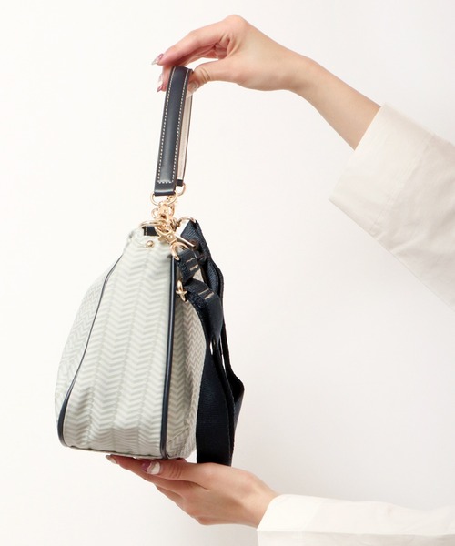 christian olivier(クリスチャンオリビエ)の「CHRISTIAN OLIVIER 2Wayミニショルダーバッグ(ショルダーバッグ・レディース・ライトグレー/グレイッシュブルー・FREE)」の15枚目の写真