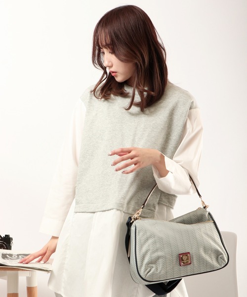 christian olivier(クリスチャンオリビエ)の「CHRISTIAN OLIVIER 2Wayミニショルダーバッグ(ショルダーバッグ・レディース・ライトグレー/グレイッシュブルー・FREE)」の13枚目の写真