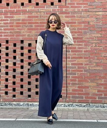 ReNorm | 【pocoコラボ】ストレッチポンチOPセットアップ(ワンピース)