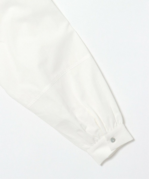 notch.（ノッチ）の「フロント刺繍ショートブラウス（シャツ/ブラウス・レディース・ブラック/オフホワイト・M）」の10枚目の写真