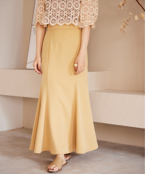 moi tytto（モイテュット）の「スタイルアップマーメイドスカート（スカート・レディース・ブラック/ブラウン/イエロー・FREE）」の18枚目の写真