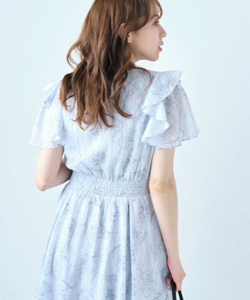 RIPPLE YOHINTEN ⭐︎リップル洋品店 グラデーションワンピース　美品 セール 50%OFF】ラッフル襟ワンピース(505297049) | ウィル