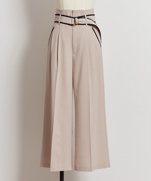 NOELA（ノエラ）の「ベルト付ストレートパンツ（その他パンツ・レディース・オフホワイト/オレンジ/ベージュ・S/M）」の16枚目の写真