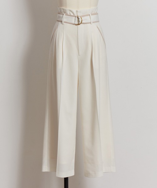 NOELA（ノエラ）の「ベルト付ストレートパンツ（その他パンツ・レディース・オフホワイト/オレンジ/ベージュ・S/M）」の19枚目の写真