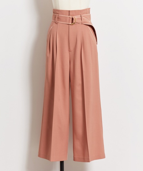 NOELA（ノエラ）の「ベルト付ストレートパンツ（その他パンツ・レディース・オフホワイト/オレンジ/ベージュ・S/M）」の20枚目の写真