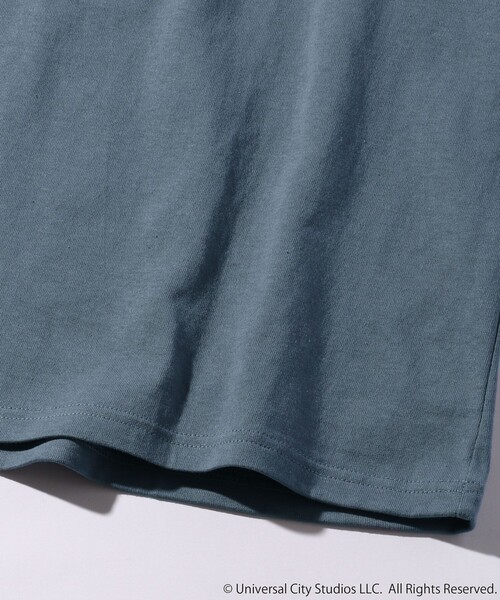 FREAK'S STORE（フリークスストア）の「WEB限定 JAWS/ジョーズ 別注 ビッグシルエット バックプリント クルーネックTシャツ（Tシャツ/カットソー・メンズ・ホワイト/ブラック/グレー/サックスブルー/グリーン・SMALL/MEDIUM/LARGE）」の20枚目の写真