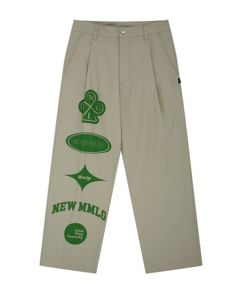 87mm(87mm)の「【87MM / Mmlg】SYMBOLS CHINO PANTS / パルチムエムエム MMLG シンボル ロゴ チノパンツ(チノパンツ・レディース・ベージュ/オリーブ/ブルーグレー・MEDIUM/LARGE)」の2枚目の写真