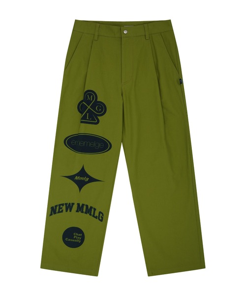 87mm(87mm)の「【87MM / Mmlg】SYMBOLS CHINO PANTS / パルチムエムエム MMLG シンボル ロゴ チノパンツ(チノパンツ・レディース・ベージュ/オリーブ/ブルーグレー・MEDIUM/LARGE)」の3枚目の写真
