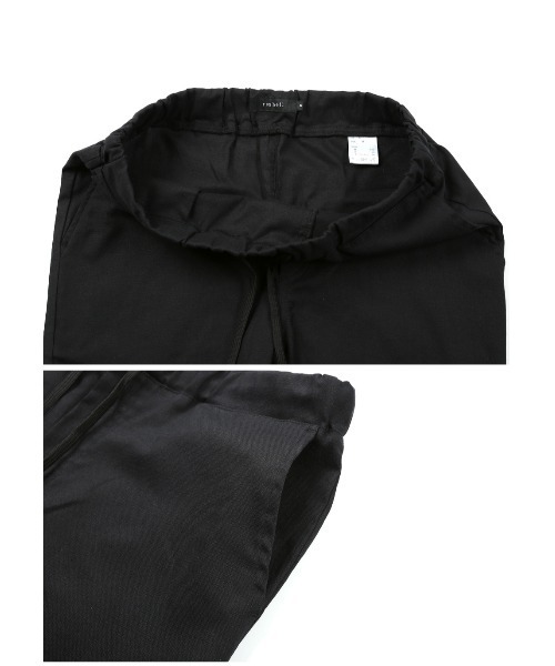 roshell（ロシェル）の「綿麻ストレッチ ジョガーパンツ（チノパンツ・メンズ・ブラック/ネイビー/カーキ/ブラック系その他/グレー系その他/ベージュ系その他/グリーン系その他/グレー系その他2/ライトベージュ/ブルー系その他・MEDIUM/LARGE/X-LARGE/M/L/XL）」の15枚目の写真