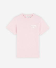 MAISON KITSUNE◆ミニハンドライティングクラシックTシャツ/M/コットン/グリーン/プリント/IW00131KJ0035// Maison Kitsune（メゾンキツネ）の「MINI HANDWRITING CLASSIC
