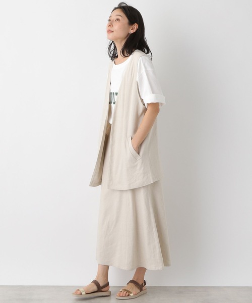 LEPSIM（レプシィム）の「アソートロゴTシャツ　278689（Tシャツ/カットソー・レディース・ブラック/アイボリー/キャメル/オフホワイト・FREE）」の20枚目の写真