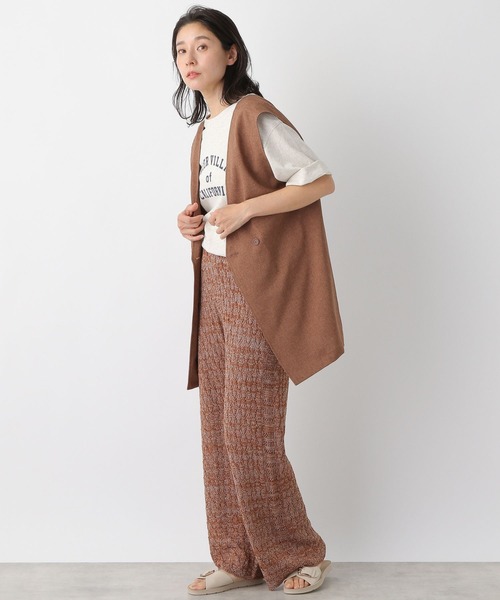 LEPSIM（レプシィム）の「アソートロゴTシャツ　278689（Tシャツ/カットソー・レディース・ブラック/アイボリー/キャメル/オフホワイト・FREE）」の9枚目の写真