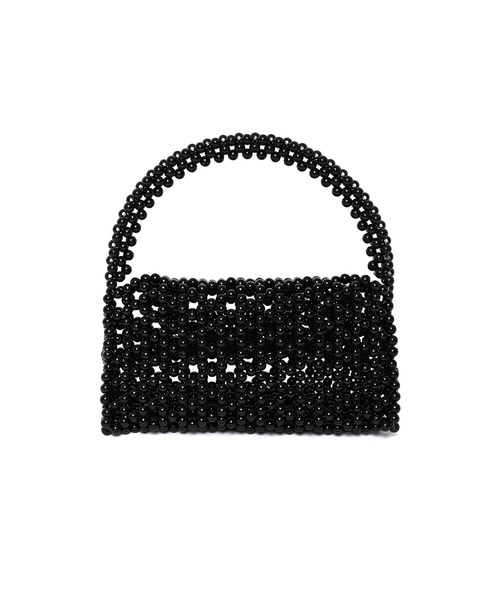Narcissus（ナルシス）の「【Narcissus】ビーズバッグ（ハンドバッグ・レディース・その他/ブラック・FREE）」の2枚目の写真