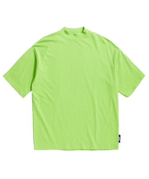 Ressaca(レサーカ)の「モックネック オーバーサイズ 半袖 無地Tシャツ(Tシャツ/カットソー・メンズ・ホワイト/チャコールグレー/ブラック/ベージュ/グレー/オレンジ/グリーン・M/L/XL)」の6枚目の写真