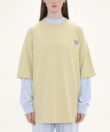ハート柄 ワンポイントTシャツ TX22404【DO NOT TAG】