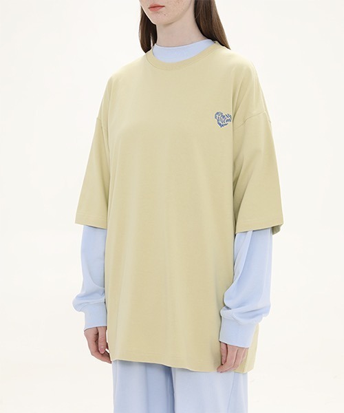MASONPRINCE(メイソンプリンス)の「ハート柄 ワンポイントTシャツ TX22404【DO NOT TAG】(Tシャツ/カットソー・レディース・ホワイト/ブラック/イエロー・S/M/L)」の9枚目の写真