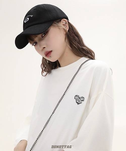MASONPRINCE(メイソンプリンス)の「ハート柄 ワンポイントTシャツ TX22404【DO NOT TAG】(Tシャツ/カットソー・レディース・ホワイト/ブラック/イエロー・S/M/L)」の4枚目の写真